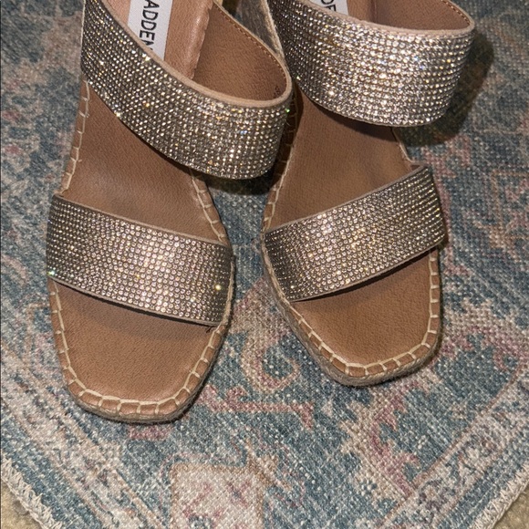 Steve Madden Rhinestone Embellished Sandals - Picture 4 of 4